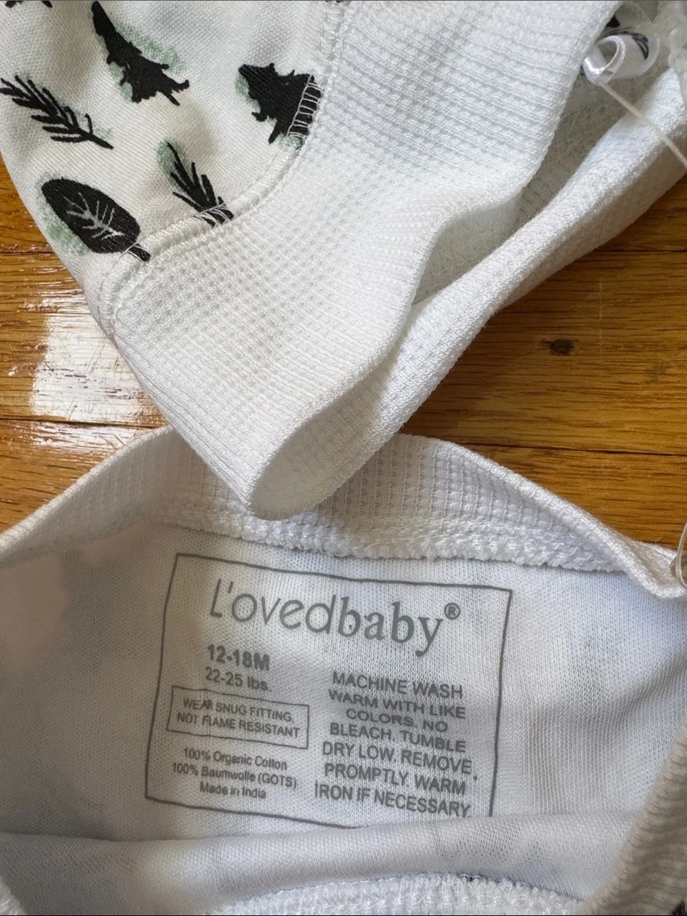 NWT Lovedbaby festive pajama set